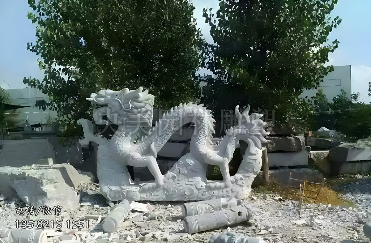 石材雕刻龍雕塑