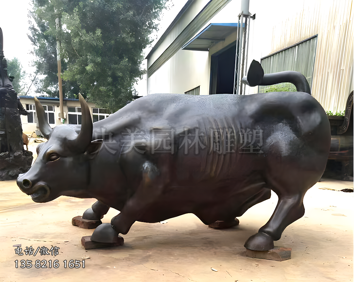 華爾街銅牛景觀雕塑