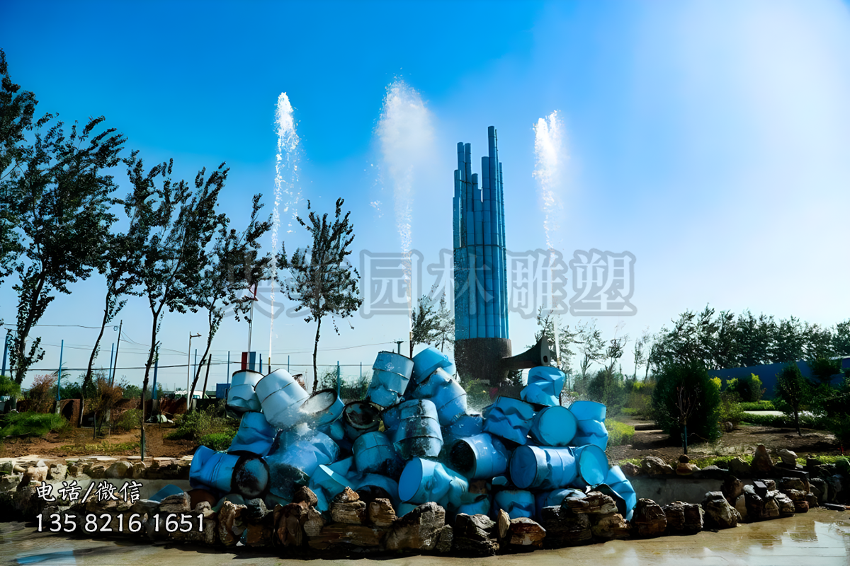 不銹鋼笛子景觀雕塑