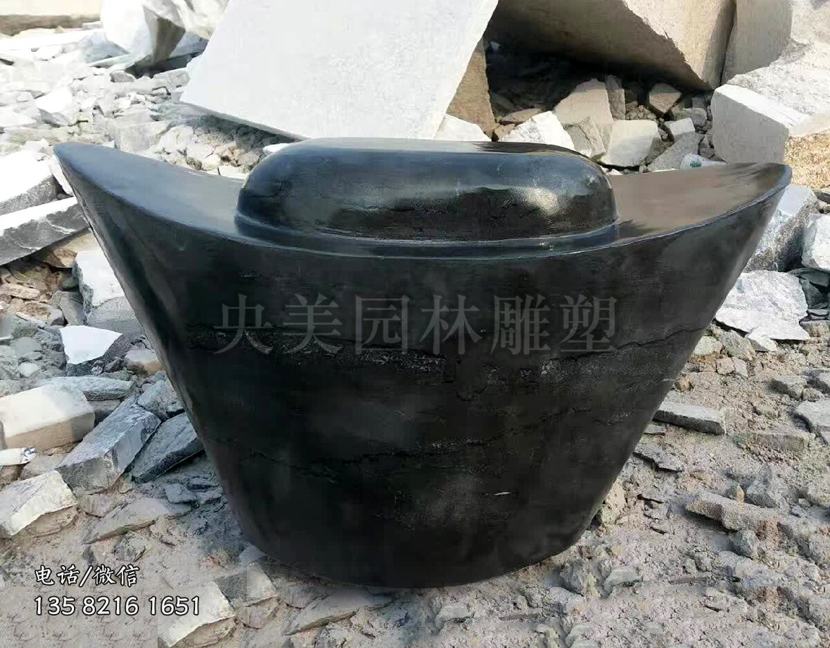 大理石石雕元寶雕塑