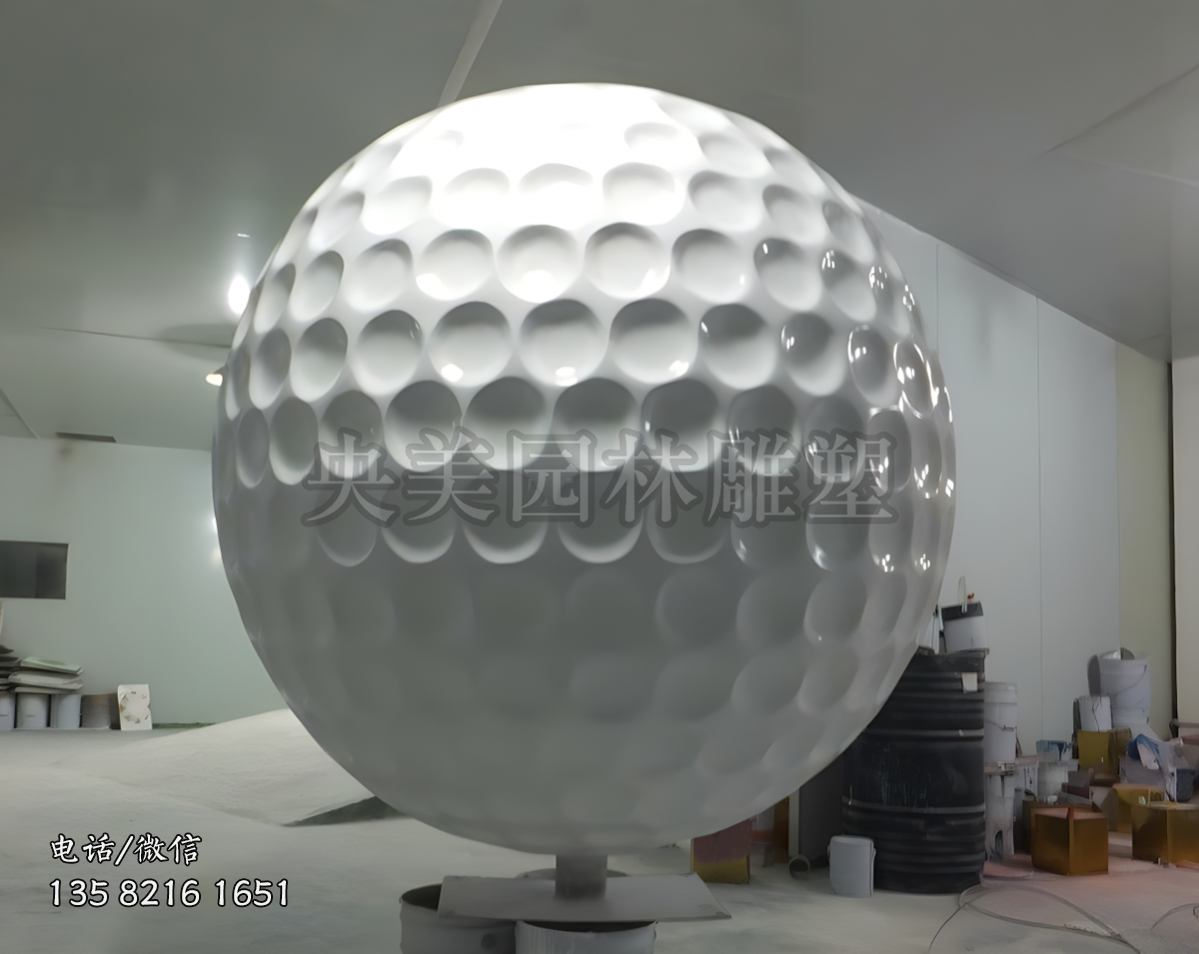 大型仿真高爾夫球雕塑